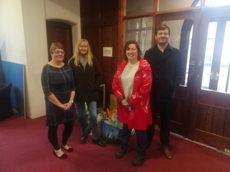 Zoe and local Labour members donating much needed supplies to the Nuneaton Food Bank